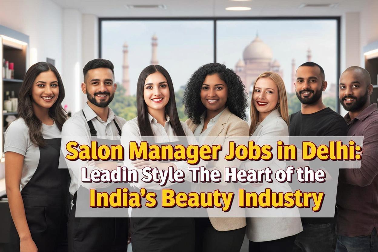 Professional salon manager working in a high-end beauty salon in Delhi NCR