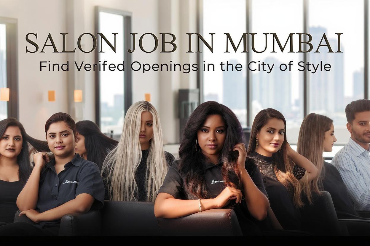 Salon manager leading team in Mumbai beauty salon