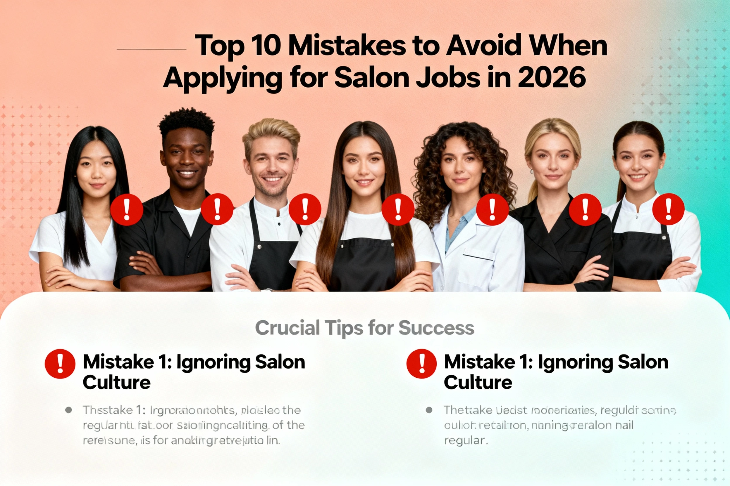 Professional salon environment with stylists at work